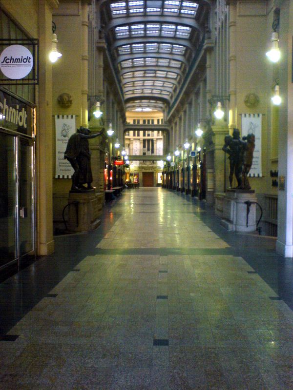 Maedlerpassage covered shopping arcade Leipzig