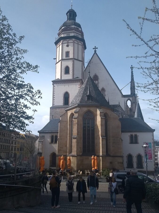 Thomaskirche St Thomas Church Leipzig Bach burial site