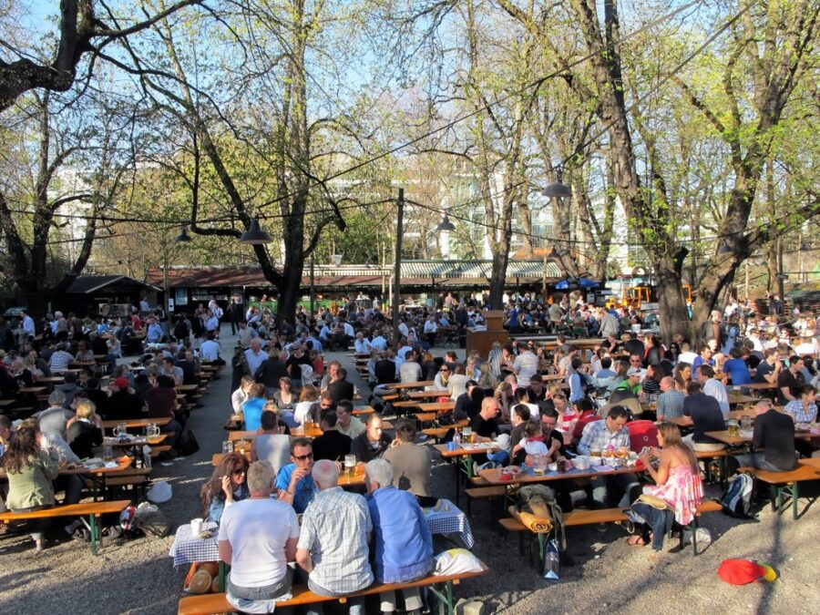 Augustiner Biergarten Munich beer garden