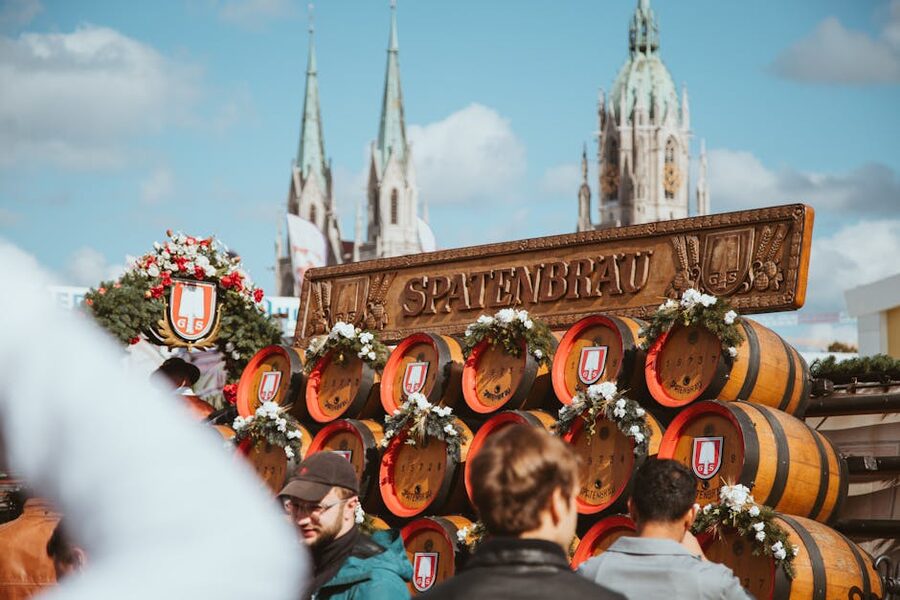 Spaten brewery Oktoberfest tent Munich