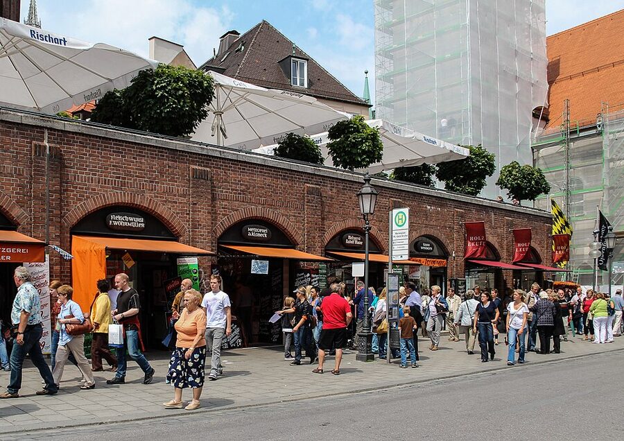 Viktualienmarkt stalls Munich