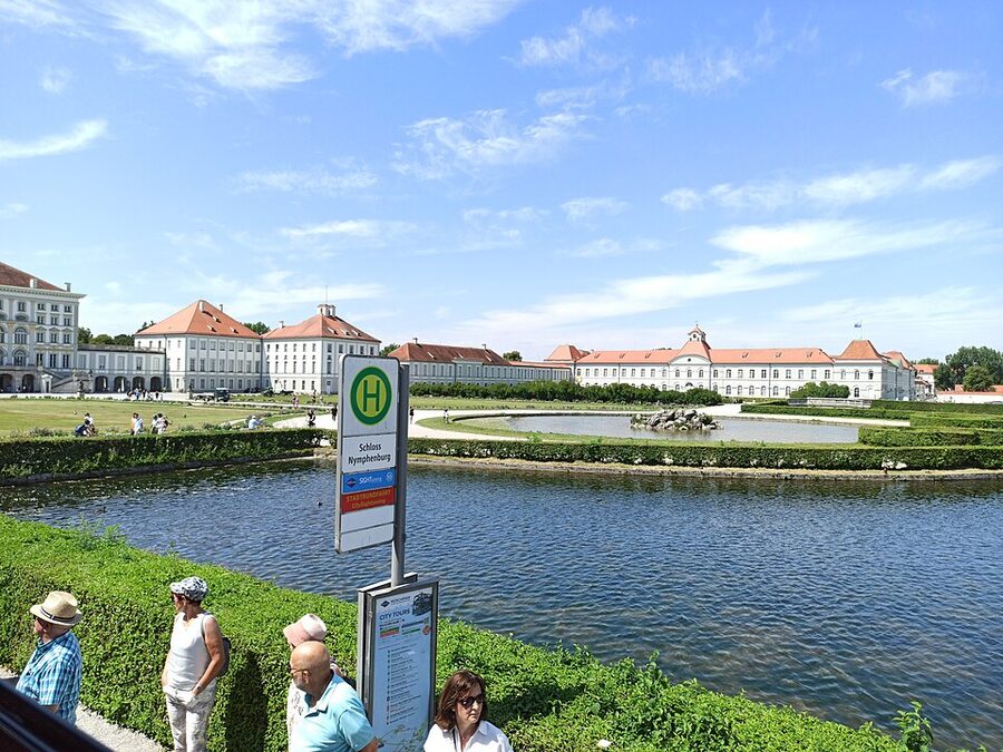 Nymphenburg castle Munich front view