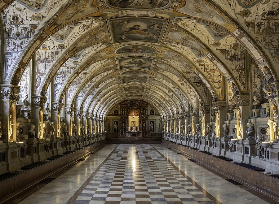 Antiquarium Renaissance hall Munich Residenz