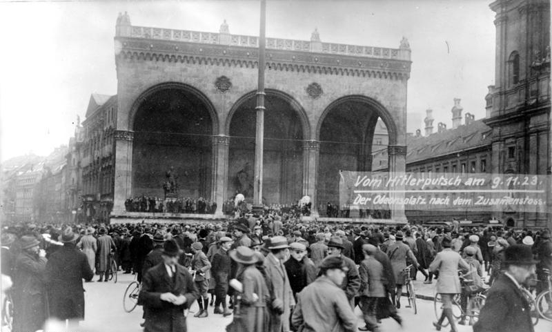Beer Hall Putsch Odeonsplatz Munich 9 November 1923