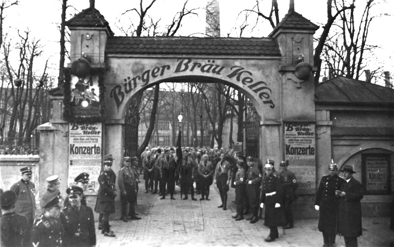 Burgerbraukeller Munich Beer Hall Putsch site 1933