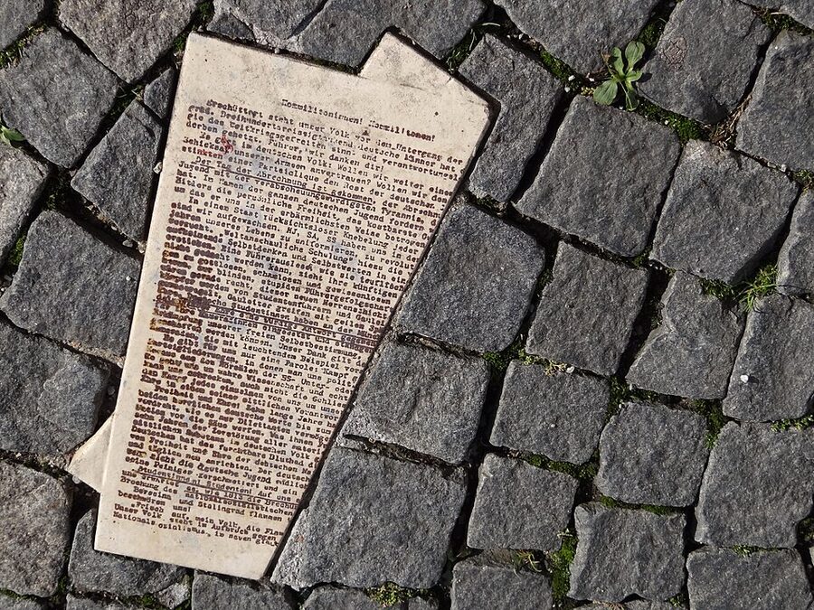 White Rose memorial Ludwig Maximilian University Munich