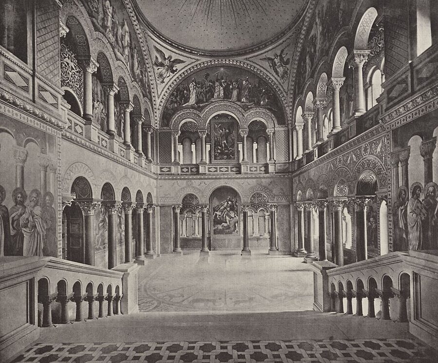 Sängersaal Singers Hall inside Neuschwanstein Castle