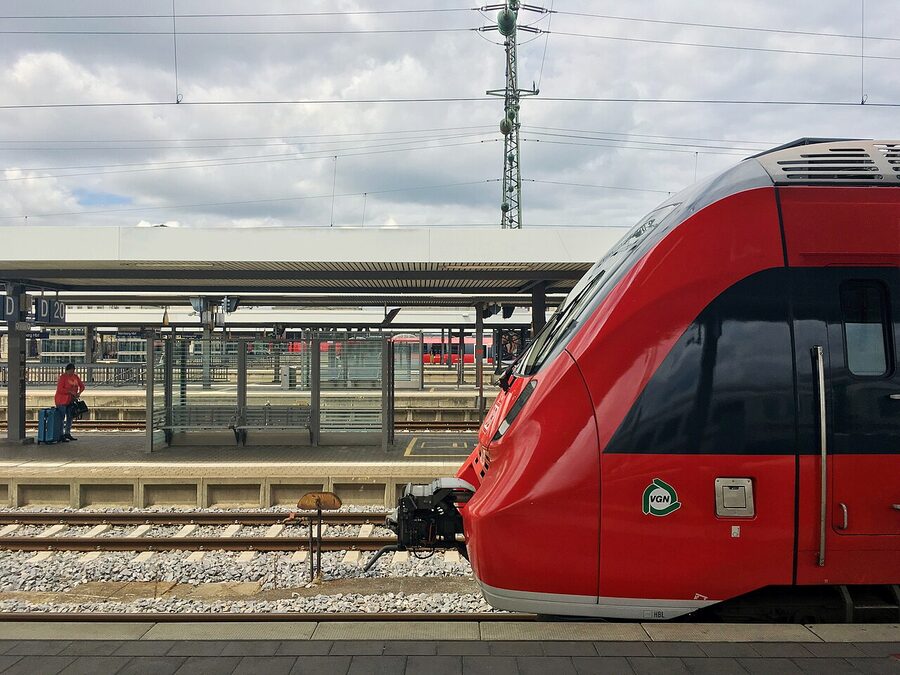 Nuremberg main railway station platforms