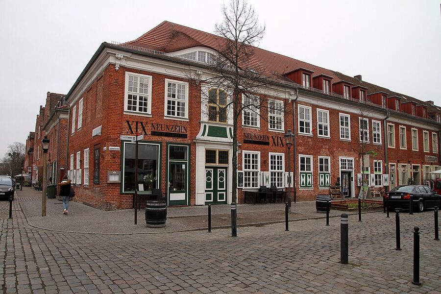 Hollandisches Viertel Dutch Quarter brick gabled houses in Potsdam
