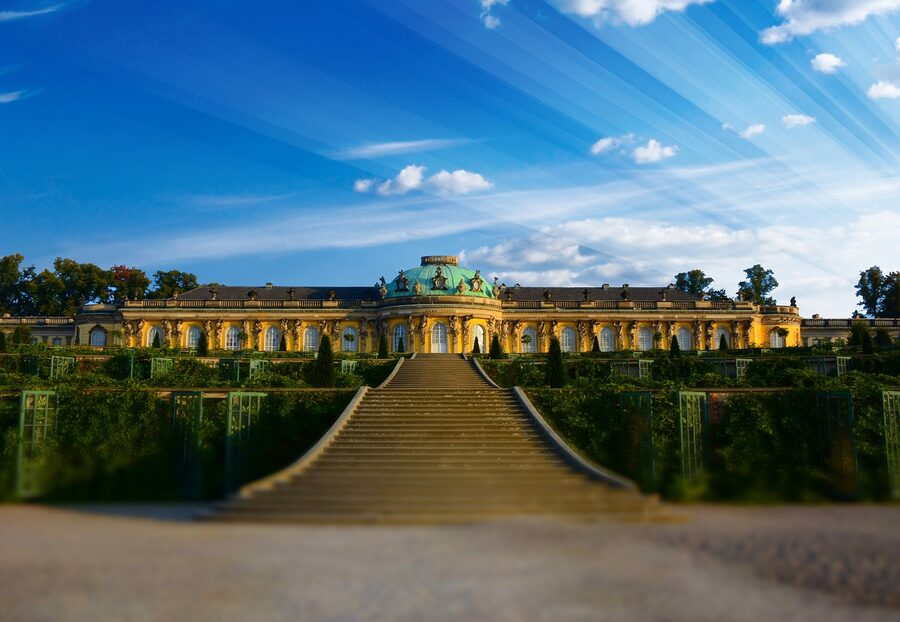 Sanssouci Castle Friedrich II Prussia sightseeing Potsdam