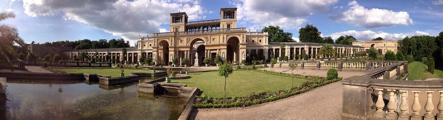Sanssouci Palace UNESCO history view Potsdam