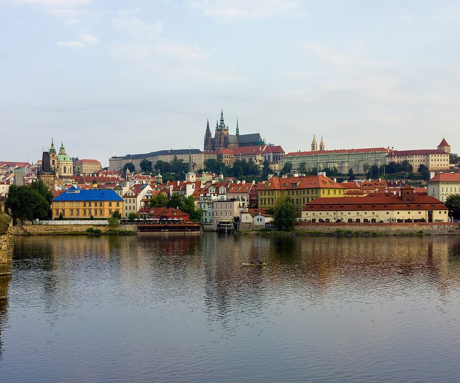 Prague Castle viewed from Charles Bridge