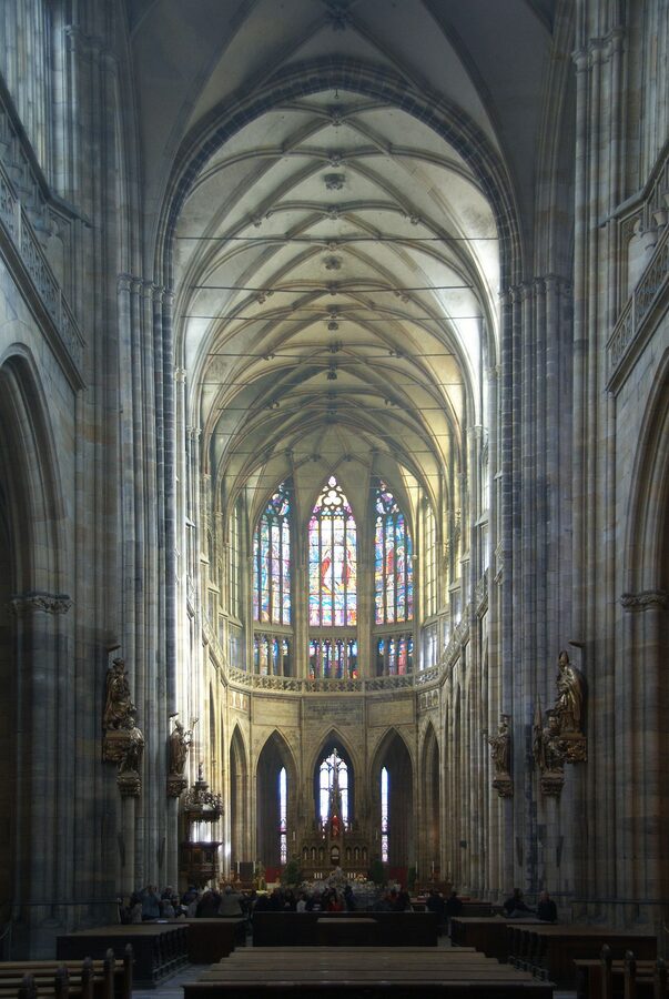 St Vitus Cathedral interior nave
