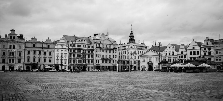 Pilsen Old Town Square Namesti Republiky historic centre