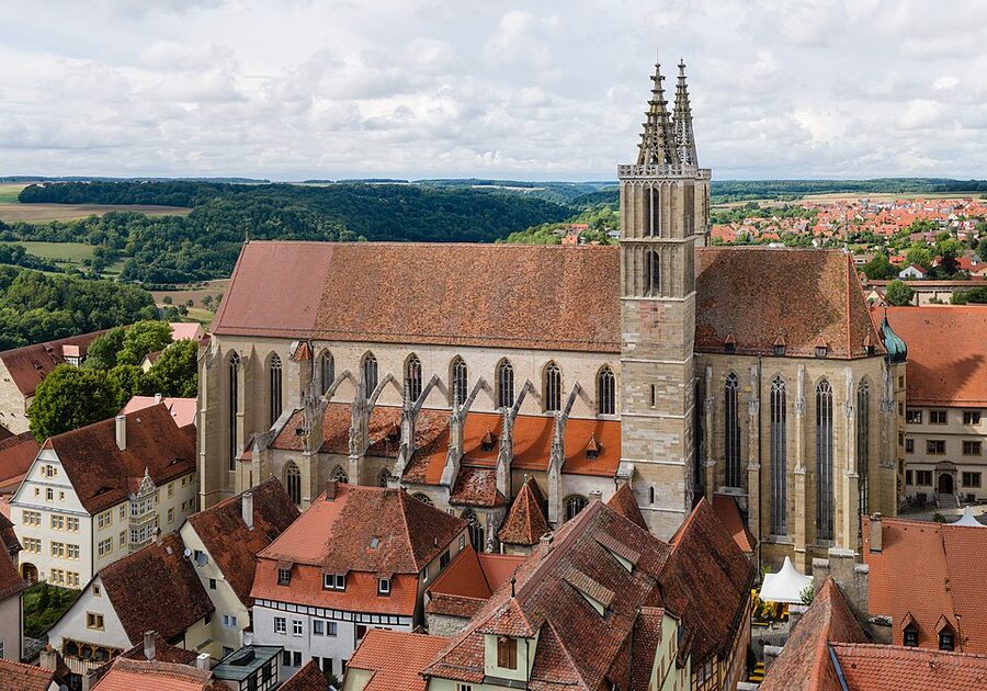 St. Jakob Kirche church in Rothenburg ob der Tauber