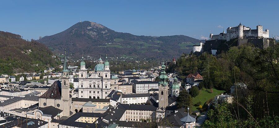 Salzburg Altstadt panoramic view