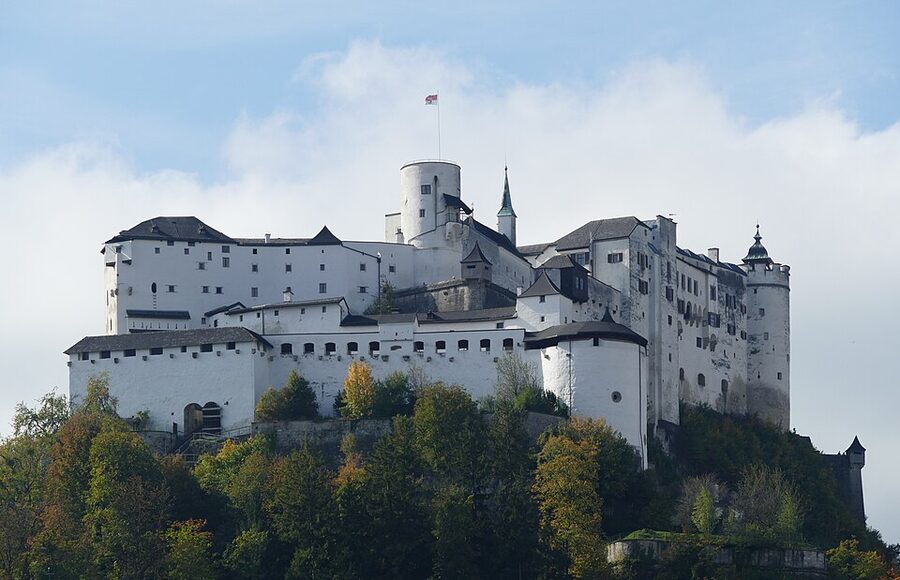 Hohensalzburg Fortress from the northeast