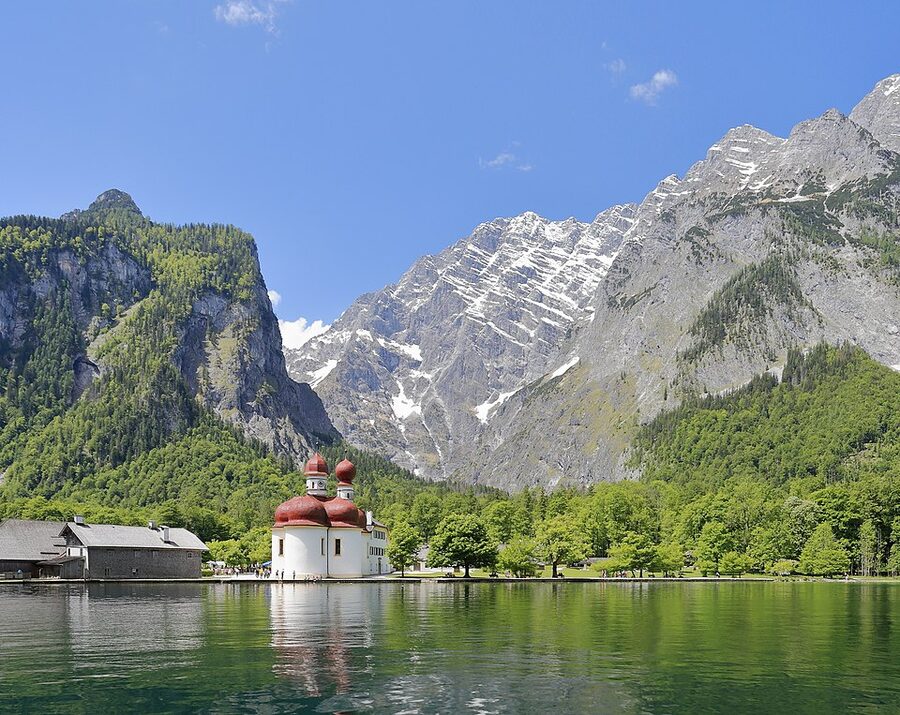 St Bartholomew Church on Lake Konigssee