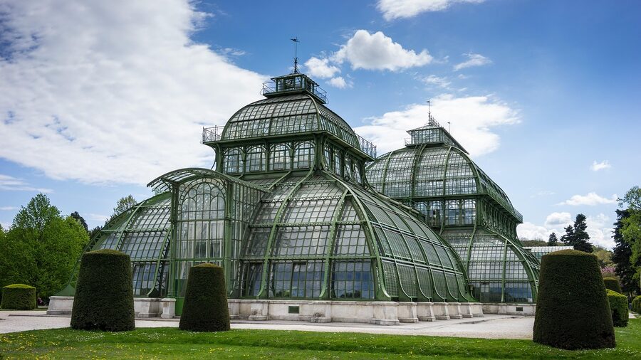 Palmenhaus glasshouse at Schonbrunn Vienna