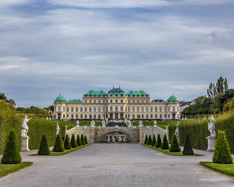 Schloss Belvedere gardens Vienna