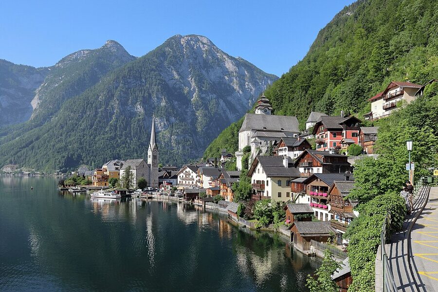 Hallstatt seen from the north shore