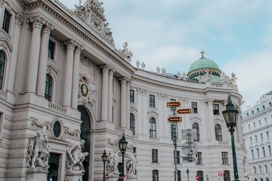 Hofburg sculpture detail Vienna