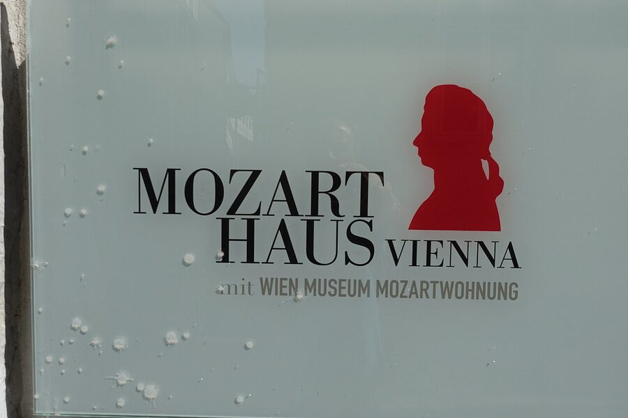 Mozarthaus museum building exterior on Domgasse Vienna
