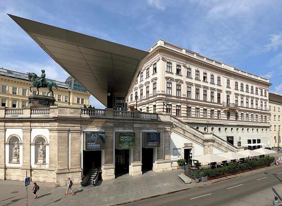Albertina Museum in Vienna's old town