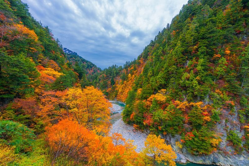 1 Day Tour from Kanazawa: Kurobe Gorge and Unazuki Onsen - The trolley ride into Kurobe Gorge