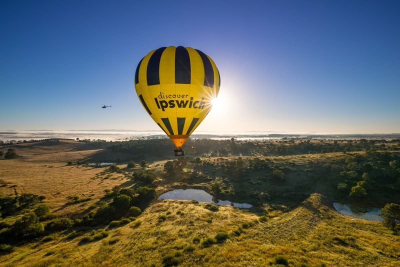 1-Hour Small Group Hot Air Balloon Flights in Brisbane - Helping the crew prepare the balloon