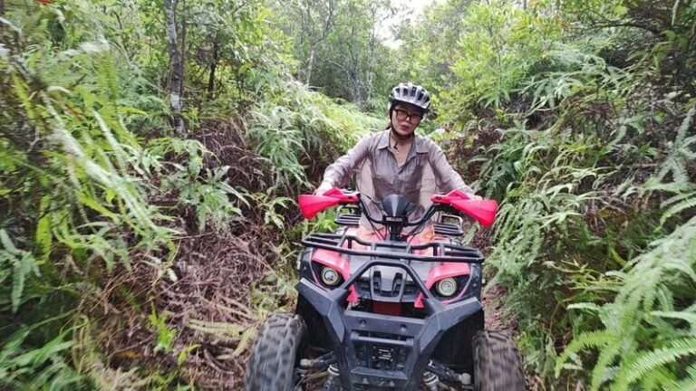 10KM ATV Explore Jungle By DBamboo Kamp Attraction - Getting comfortable on the ATV