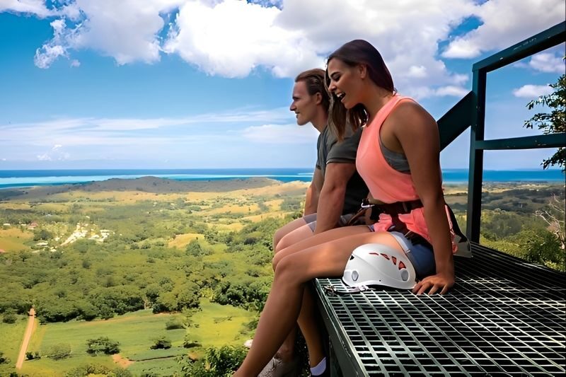 16 Lines Zipline, Cave and Mud Spa Combo Tour with Lunch in Fiji - Mud pools and hot springs after the active morning