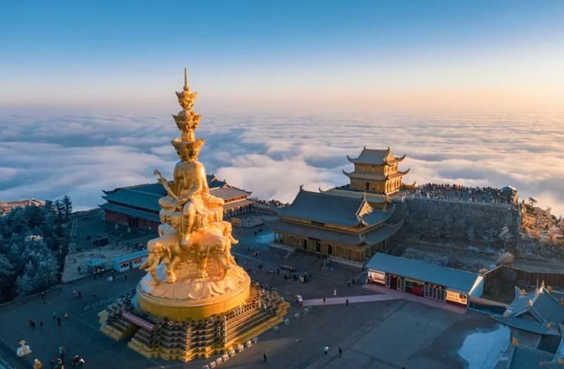 2-Day Cultural Tour of Leshan and Mount Emei, including City Highlights - Day two trades the summit for temple paths