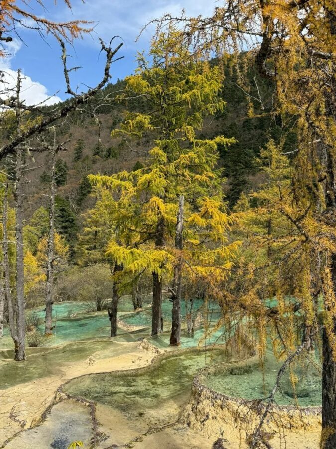 2-Day High-Speed Rail Tour to Jiuzhaigou and Huanglong from Chengdu, Sichuan - Huanglong’s pools are a striking first-day reward