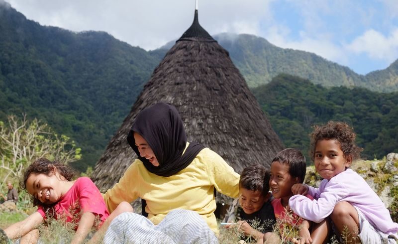 2D1N Exotic Waerebo Village Tour from Labuan Bajo - The uphill walk to Wae Rebo