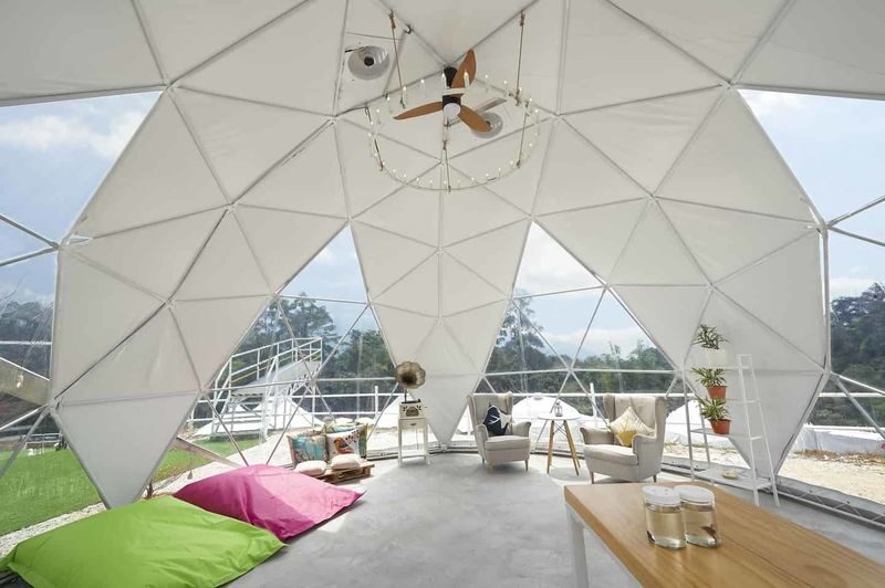 2D1N Glamz At Genting Glamping Experience - Choosing between a bell tent and a dome