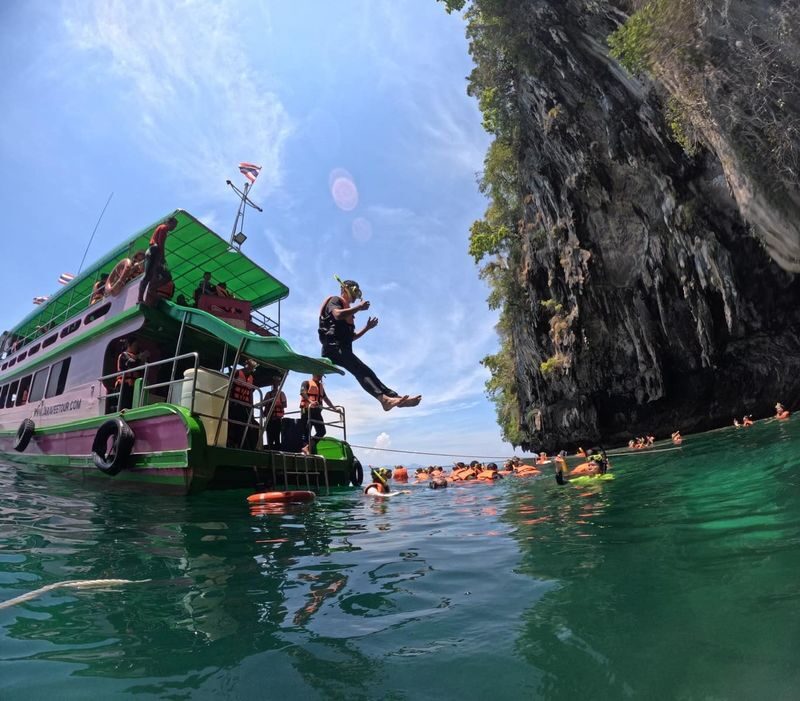 3 Island One Day Tour With Lunch from Trang - Swimming through Emerald Cave