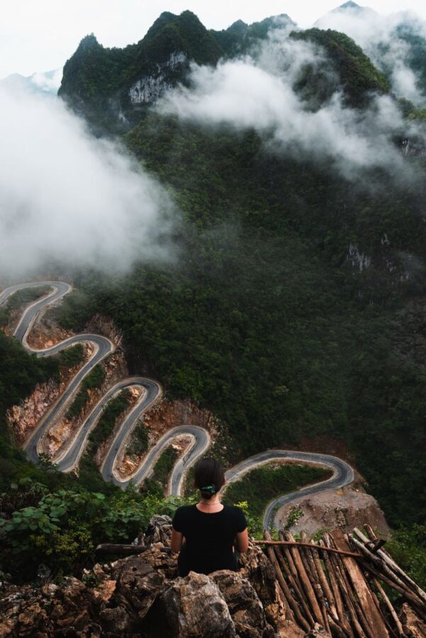 4-Day Cao Bang Waterfalls & Caves Small Group Tour, 3 Riding Days - Day two: valleys, Lung Pan bamboo forest and a mountaintop stay