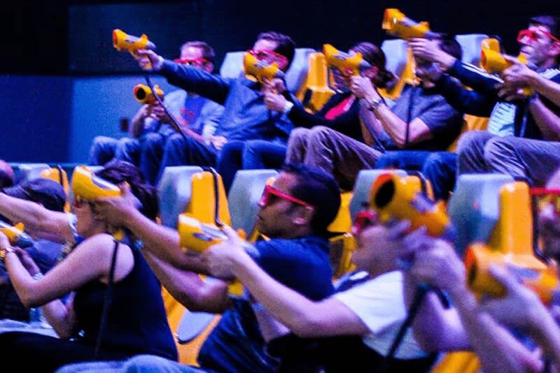 7D Experience admission in San Francisco - The LaZer Challenge adds a physical twist