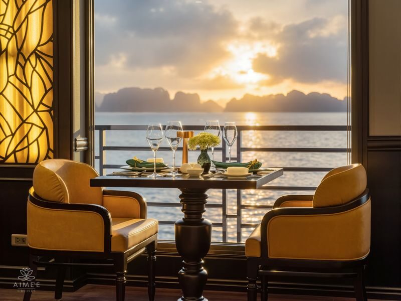 Aimee 2D1N Cruise: Ha Long Bay with Sung Sot & Ti Top - Luon Cave by kayak or bamboo boat
