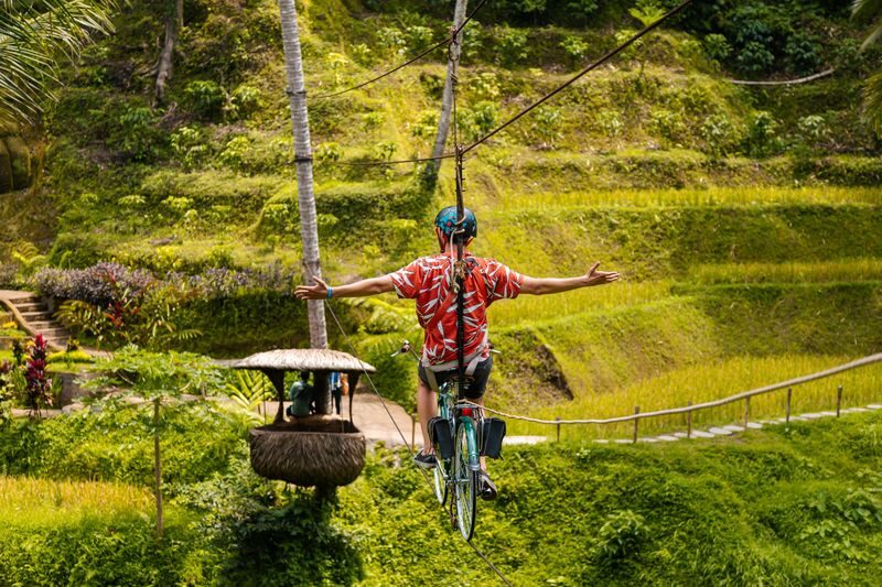 Alas Harum Bali in Tegallalang Ubud - Walking the viewpoints before choosing a ride