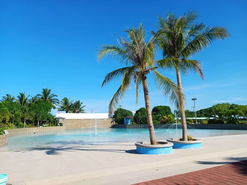 Alexa Waterpark Admission - The inflatables are the main event