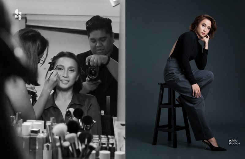 All In Professional Portrait Photoshoot Experience by Schild Studios - Styling, makeup, and the studio closet