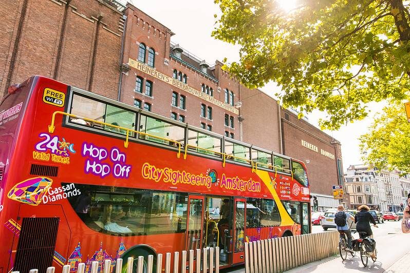 Amsterdam Hop-On Hop-Off Bus by City Sightseeing - The Museum District and the Heineken Experience