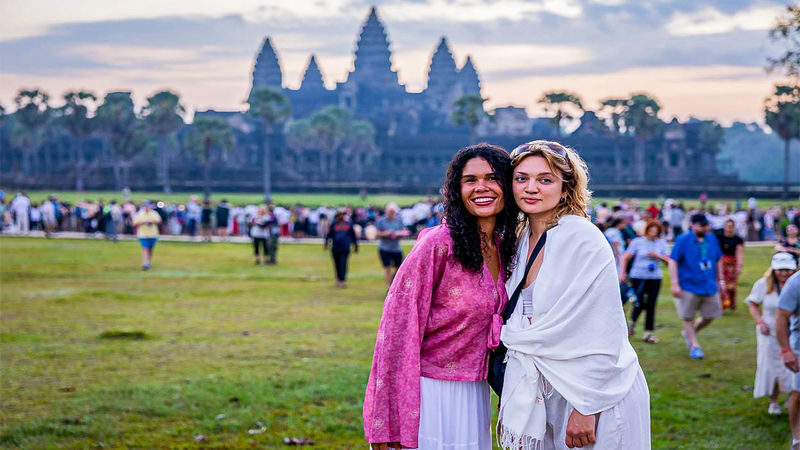 Angkor Wat Full Day Tour with Monk Blessing - Four temples, four different moods