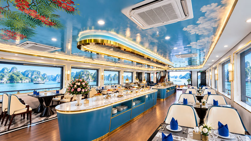 Arcady Premium Day Cruise: Ha Long Bay with Sung Sot & Ti Top - Sung Sot Cave: the big underground stop
