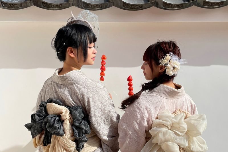 Asakusa | Kimono Rental Experience | Rika Kimono Asakusa Store (Provided by Rika Kimono) - Getting dressed and having your hair styled
