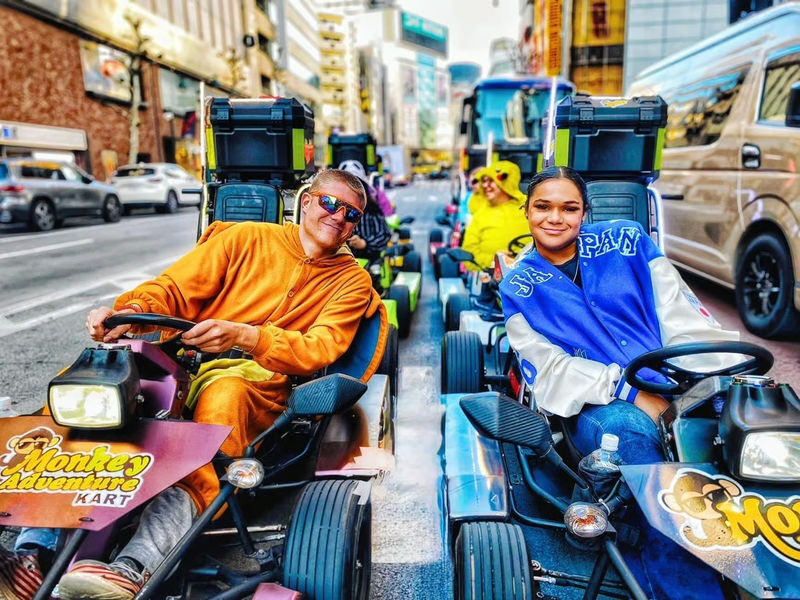 Asakusa to Akihabara Go-Kart Tour:Tokyos Historic & Modern Landmark - From Asakusa toward Skytree