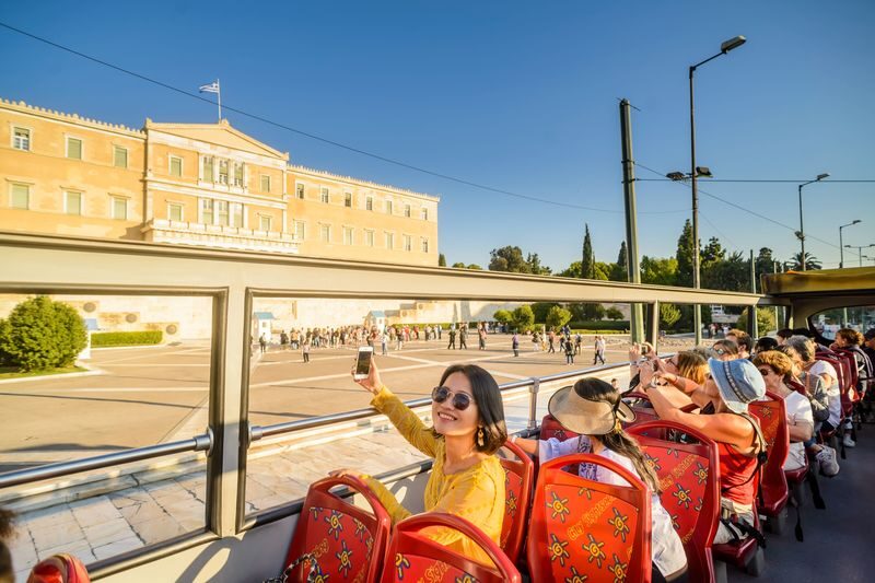 Athens Hop-On Hop-Off Bus by City Sightseeing - Starting at Syntagma Square