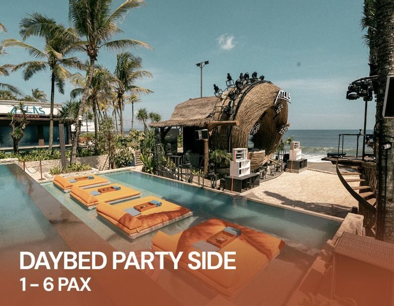 Atlas Beach Club in Canggu Bali - Choosing the right daybed for your group